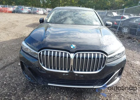2021 BMW 740I xDrive из США, поврежденный, VIN WBA7T4C01MCE47451